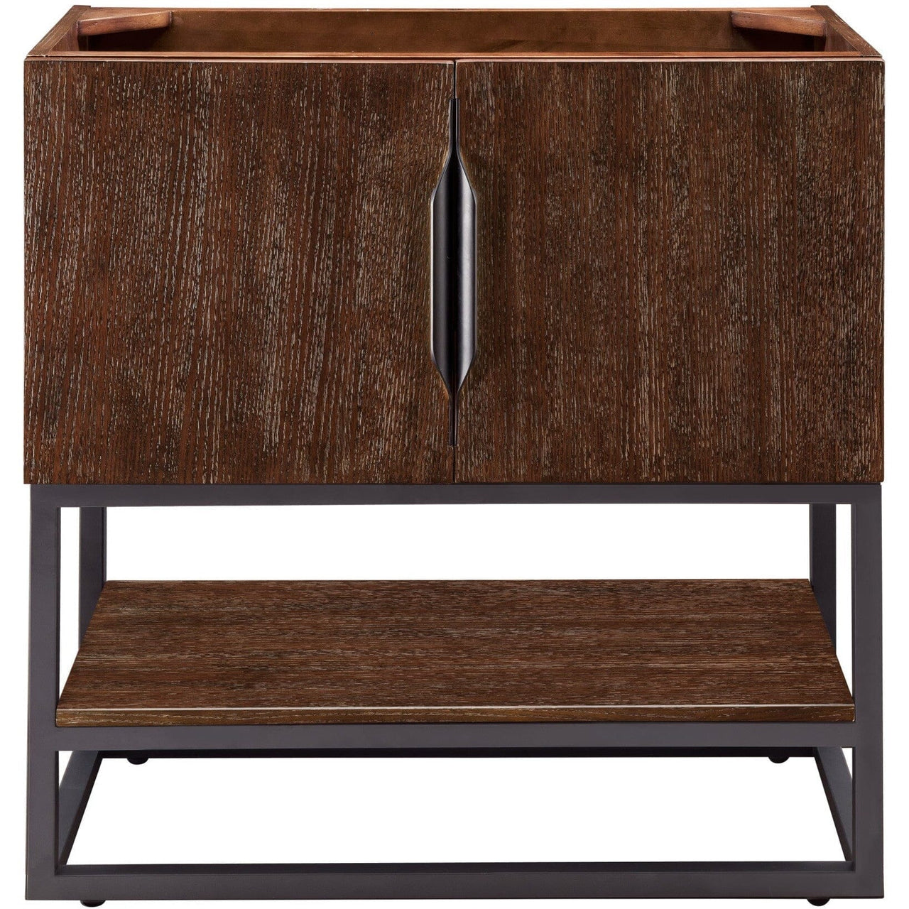 James Martin Columbia 31.5" Single Vanity Vanity James Martin Coffee Oak - Matte Black Cabinet Only 