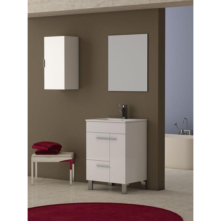 Eviva Cup® 24" White Modern Vanity with White Integrated Porcelain Sink Vanity Eviva 