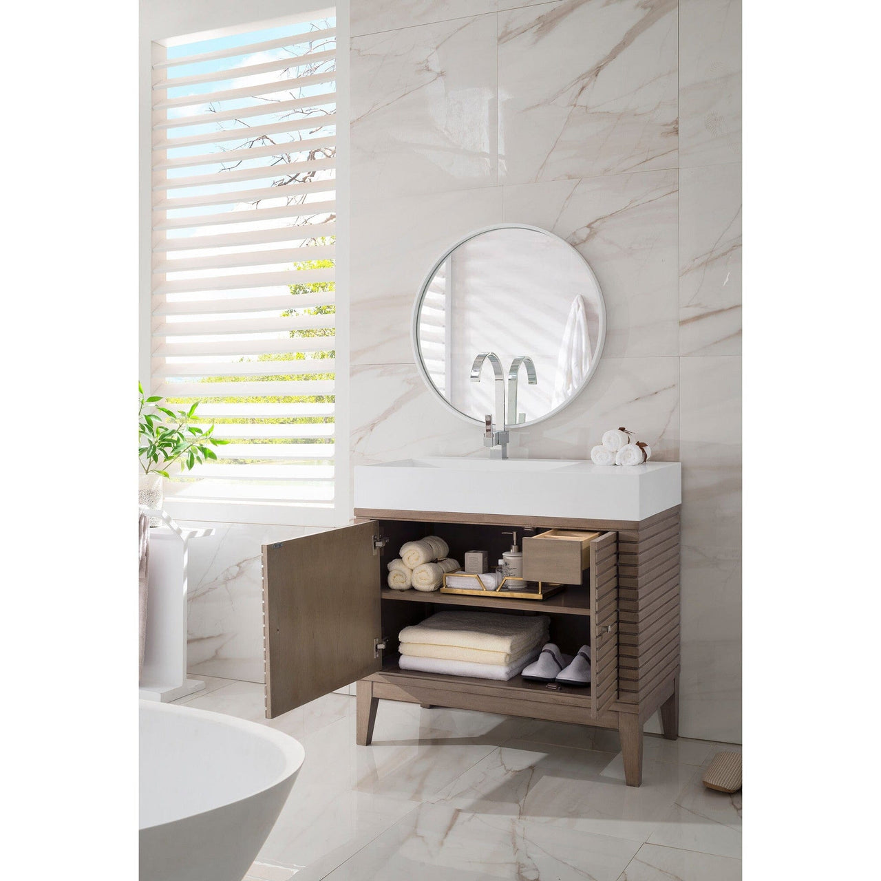 James Martin Linear 36" Single Vanity Vanity James Martin 