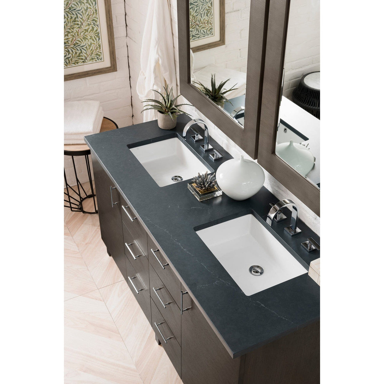 James Martin Metropolitan 60" Double Vanity Vanity James Martin 