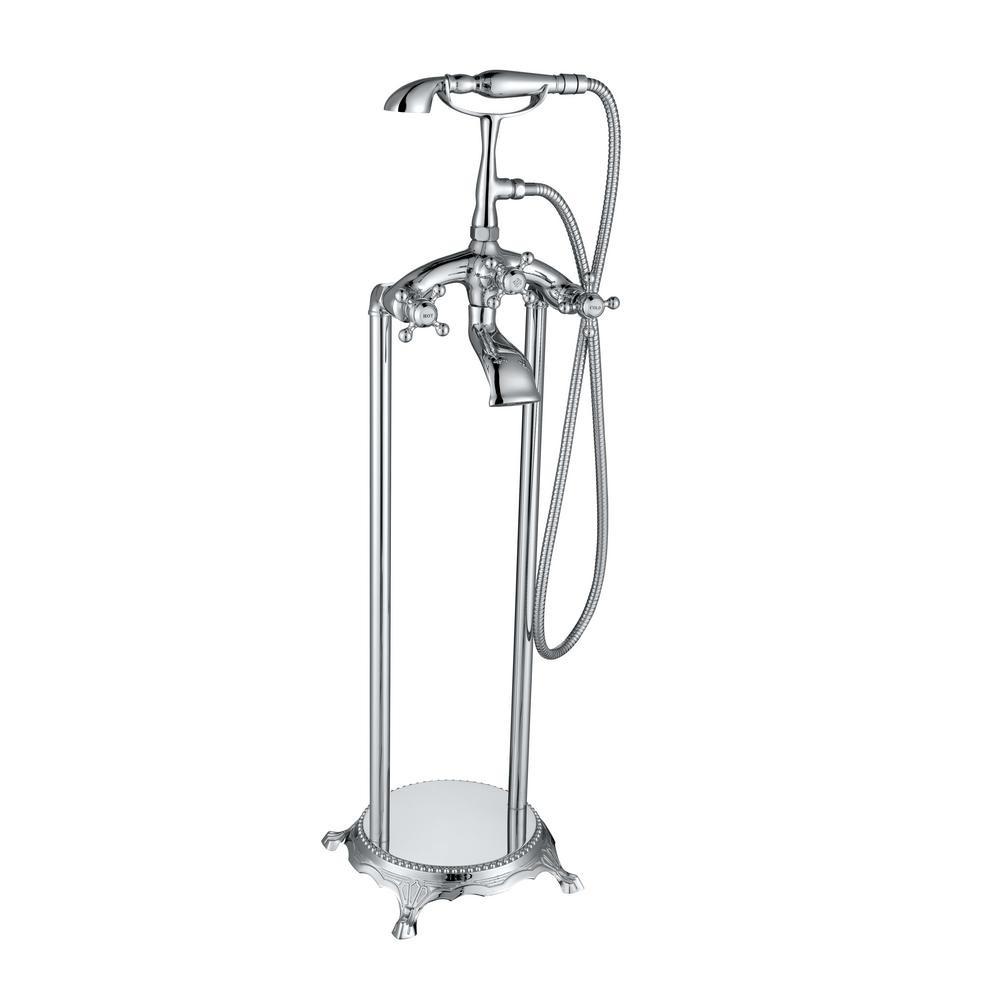 ANZZI Tugela Series FS-AZ0052CH Freestanding Faucet Tub Filler ANZZI 
