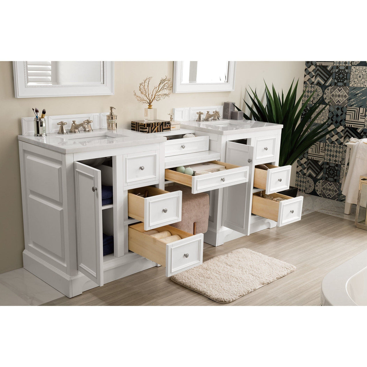 James Martin De Soto 82" Double Vanity Set Vanity James Martin 