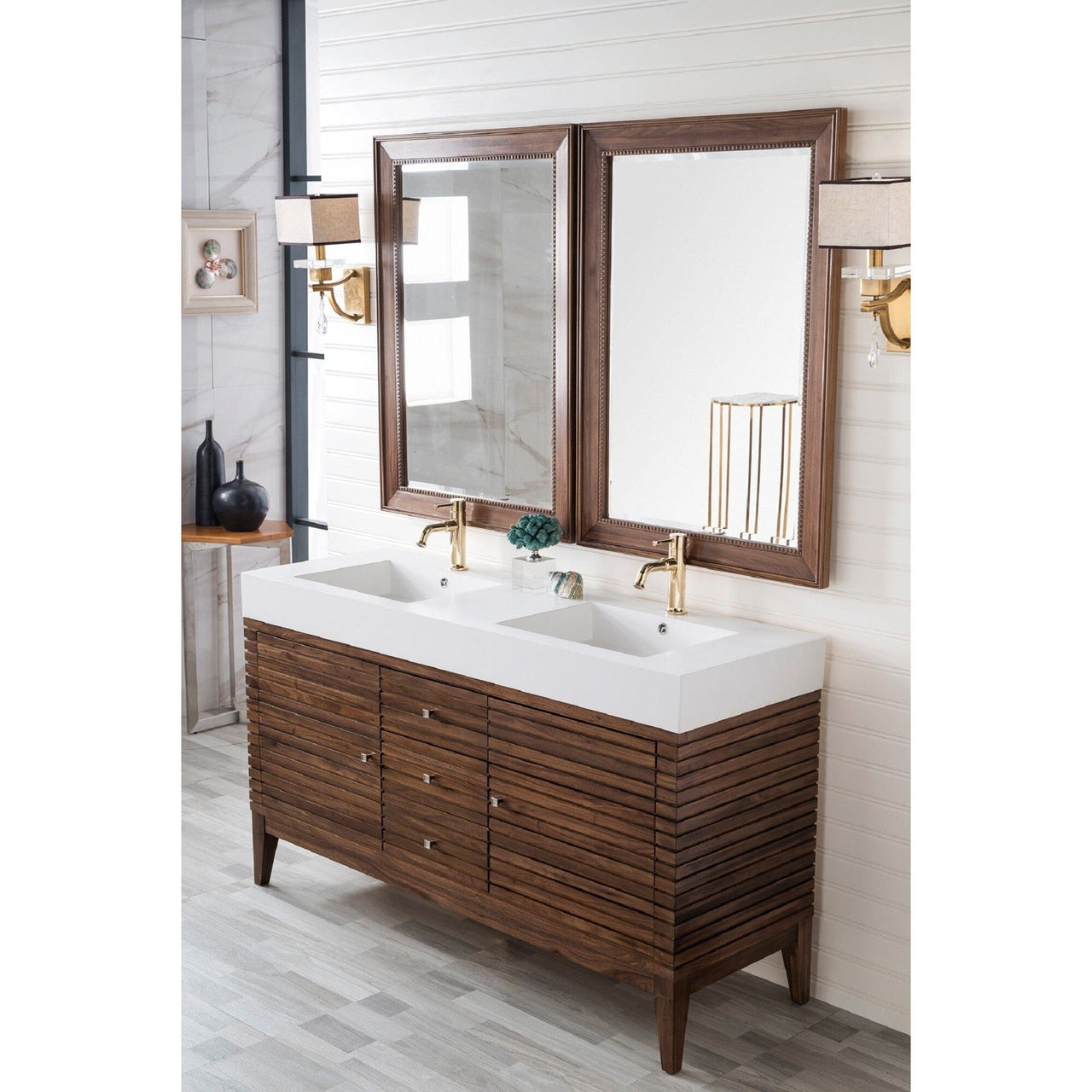 James Martin Linear 59" Double Vanity Vanity James Martin 
