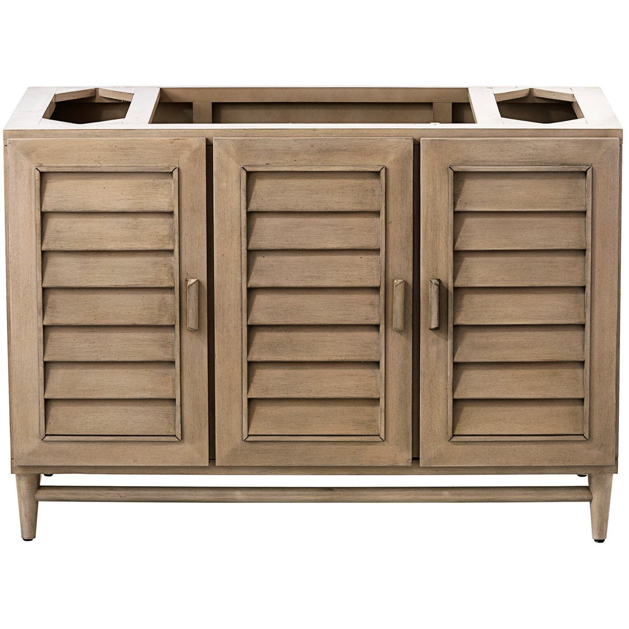 James Martin Portland 48" Single Vanity Vanity James Martin Whitewashed Walnut Cabinet Only 