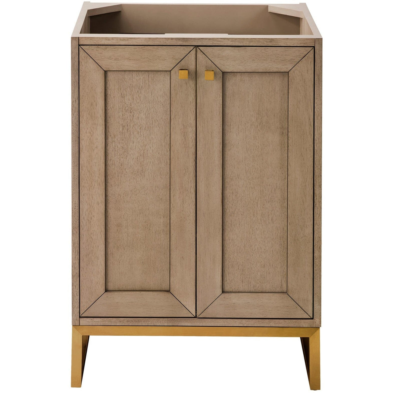 James Martin Chianti 24" Single Vanity Vanity James Martin Whitewashed Walnut - Radiant Gold Cabinet Only 