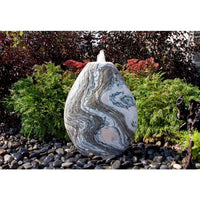 Thumbnail for Real Stone Fountains ABART6124 24″ Pink Marble - Almond Fountain Kit Fountain Blue Thumb 