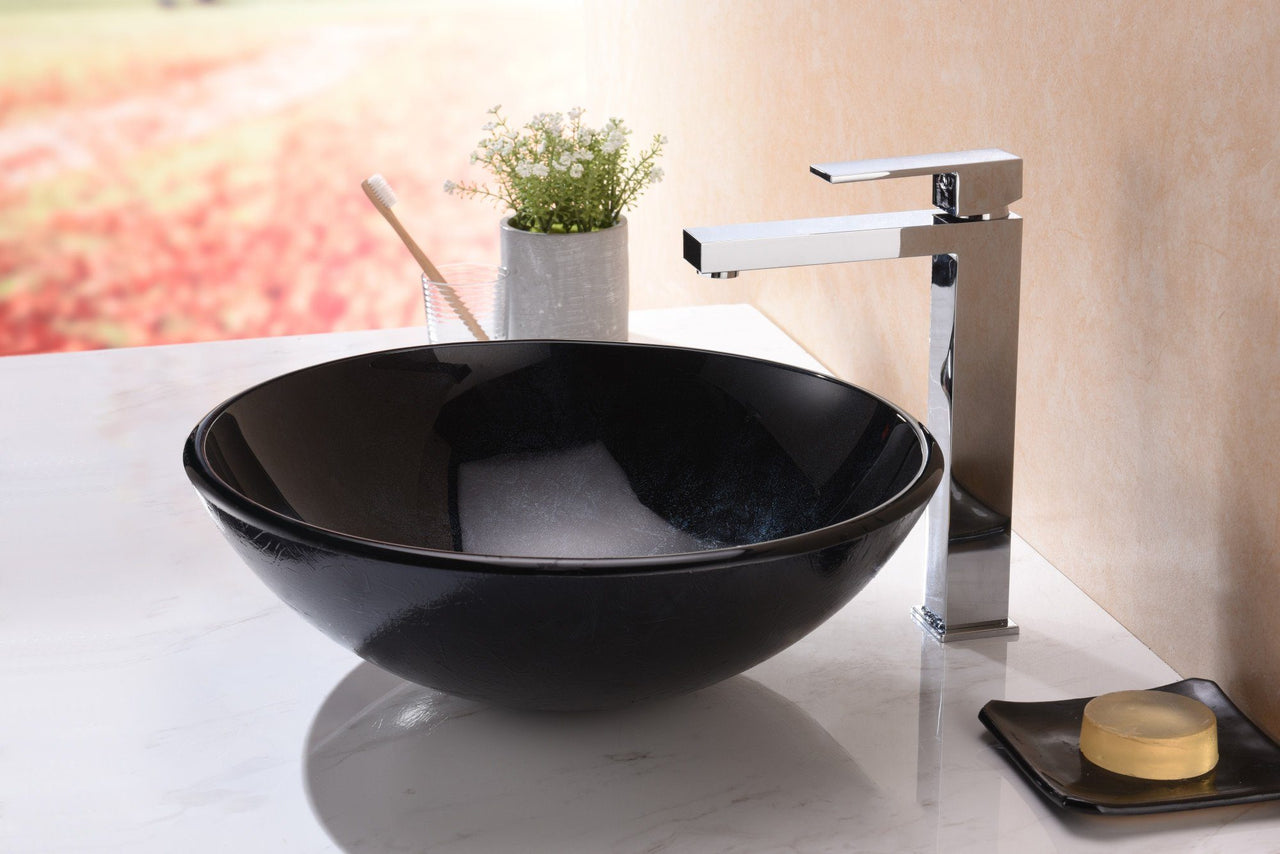 ANZZI Chrona Series LS-AZ211 Vessel Sink - Glass Bathroom Sink ANZZI 