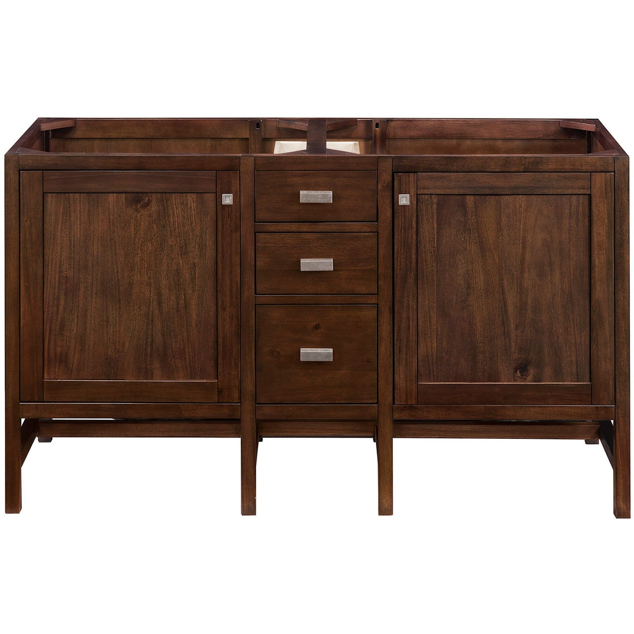 James Martin Addison 60" Double Vanity Vanity James Martin Mid Century Acacia Cabinet Only 