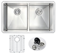 Thumbnail for ANZZI VANGUARD Series K32192A-032B Kitchen Sink Kitchen Sink ANZZI 