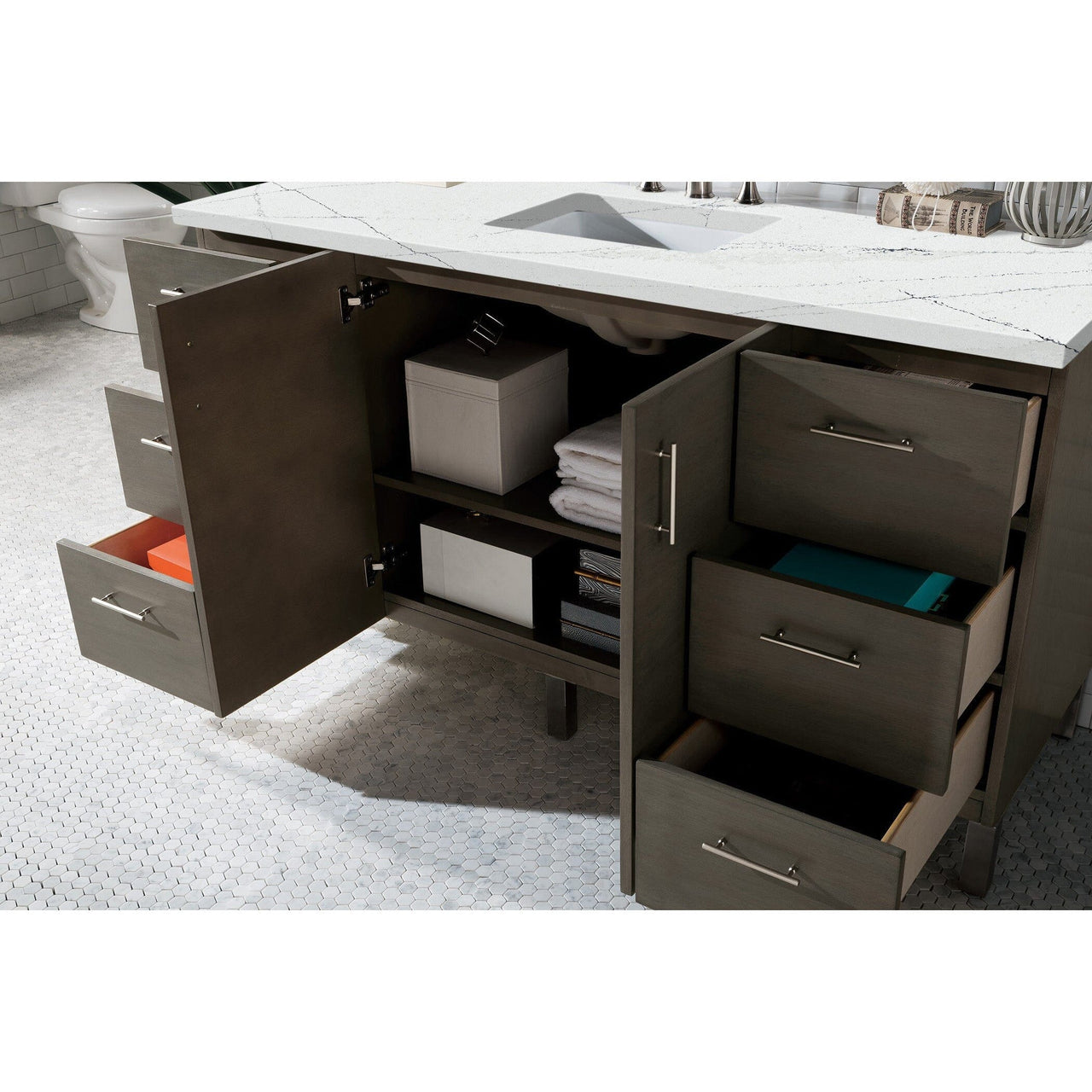 James Martin Metropolitan 60" Single Vanity Vanity James Martin 