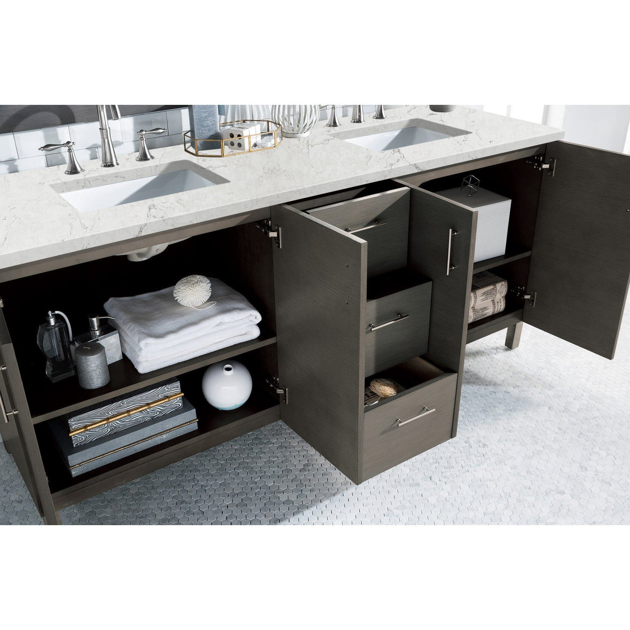 James Martin Metropolitan 72" Double Vanity Vanity James Martin 