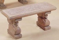 Thumbnail for Duck Outdoor Cast Stone Garden Bench Benches Tuscan 