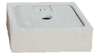 Thumbnail for Square Pond W/ Lid For Disappearing Pond Water Features Fountain Tuscan 