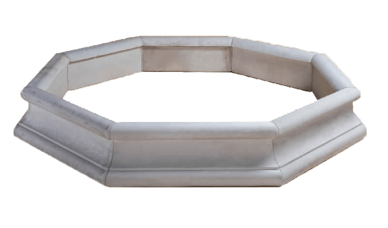 Viginti Outdoor Cast Stone Garden Coping Fountain Tuscan 