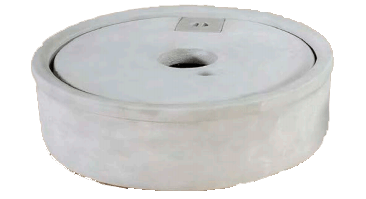 Round Pond W/ Lid For Disappearing Pond Water Features Fountain Tuscan 
