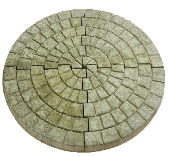 Circular Cobblestone Foundation for Garden Decor Fountain Tuscan 