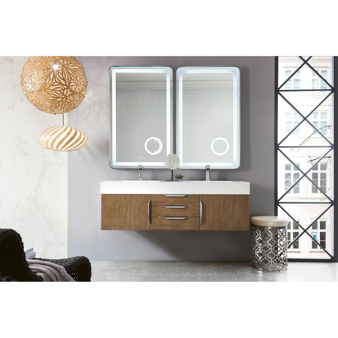James Martin Mercer Island 59" Double Vanity Vanity James Martin 