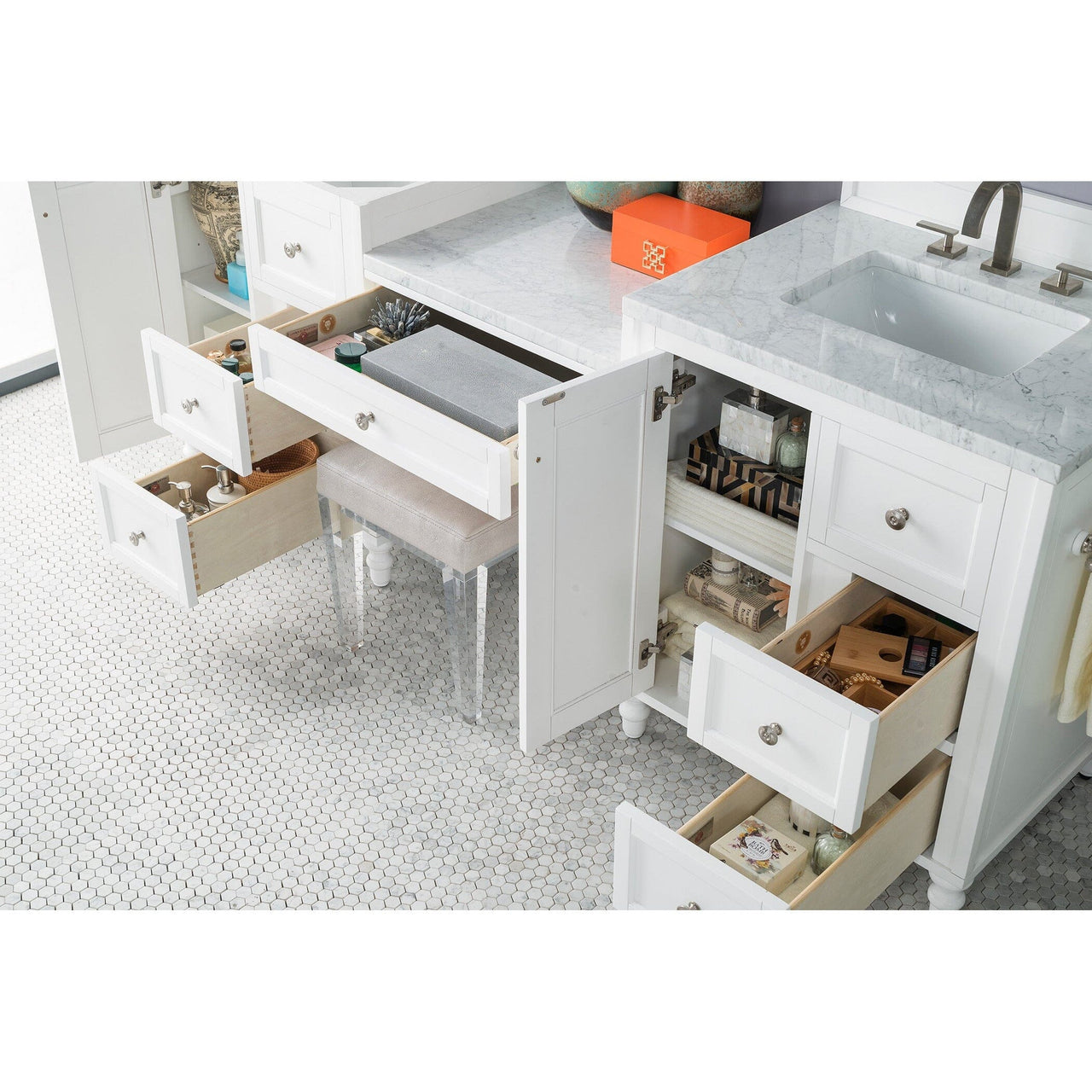 James Martin Copper Cove Encore 86" Double Vanity Set Vanity James Martin 