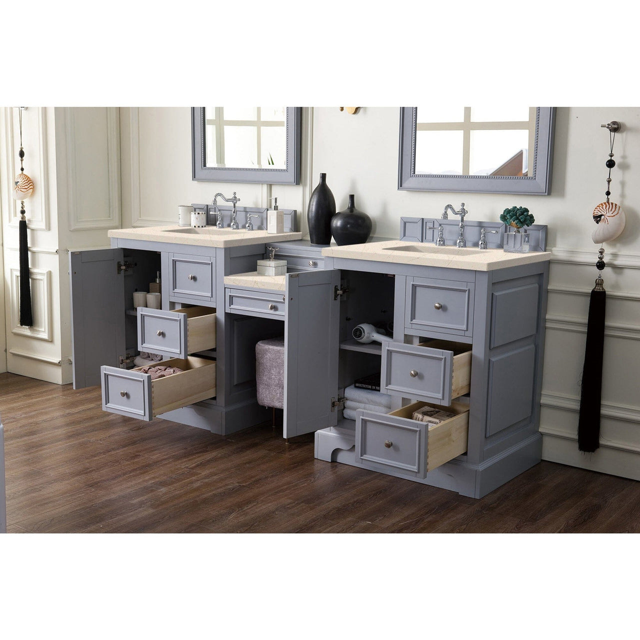 James Martin De Soto 82" Double Vanity Set Vanity James Martin 