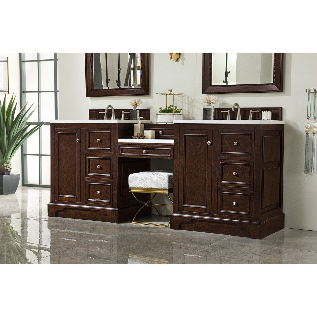 James Martin De Soto 82" Double Vanity Set Vanity James Martin 