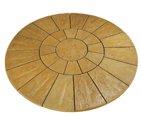 Thumbnail for Round Slate-Textured Foundation for Fountain and Statues Fountain Tuscan 