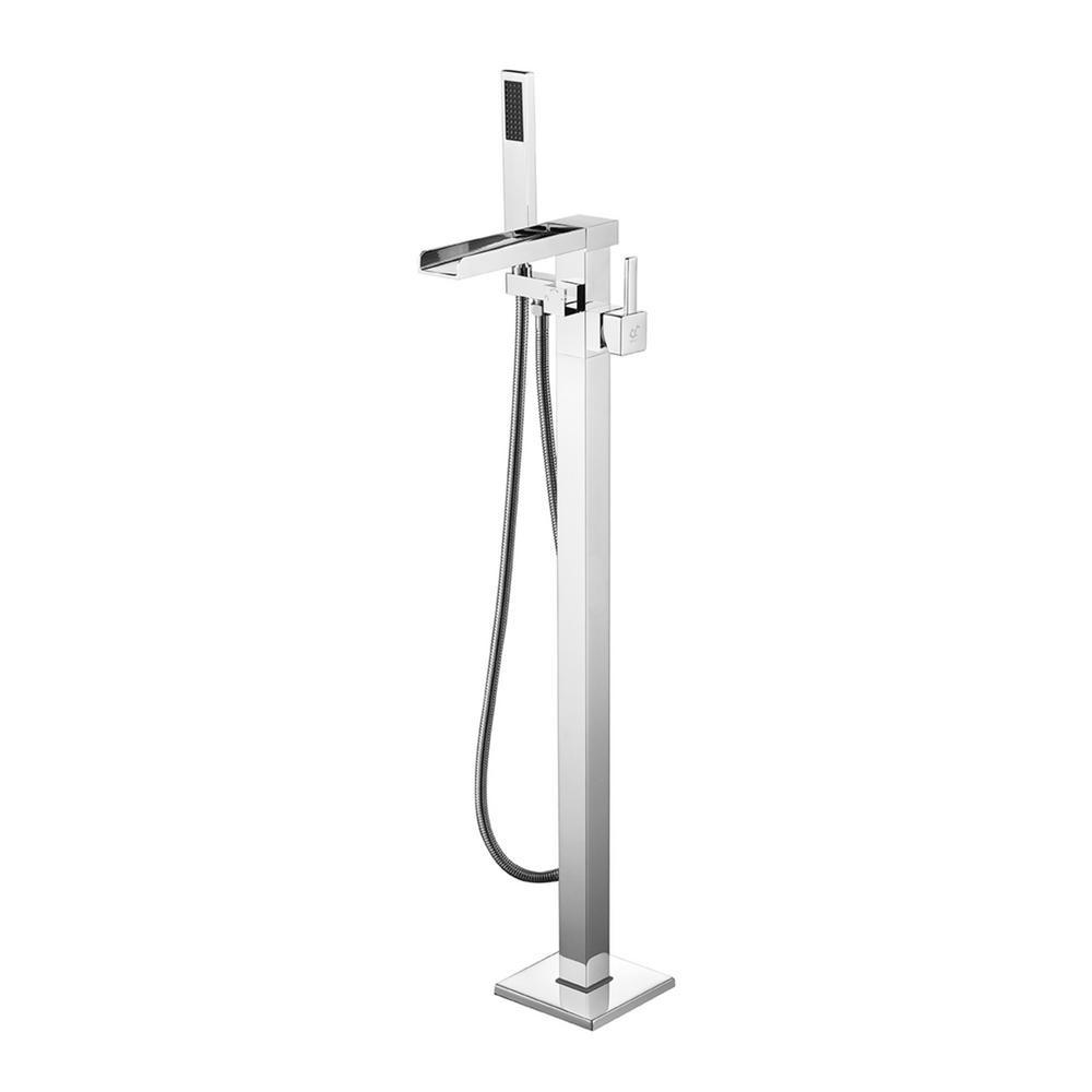 ANZZI Union Series FS-AZ0059CH Freestanding Faucet Tub Filler ANZZI 