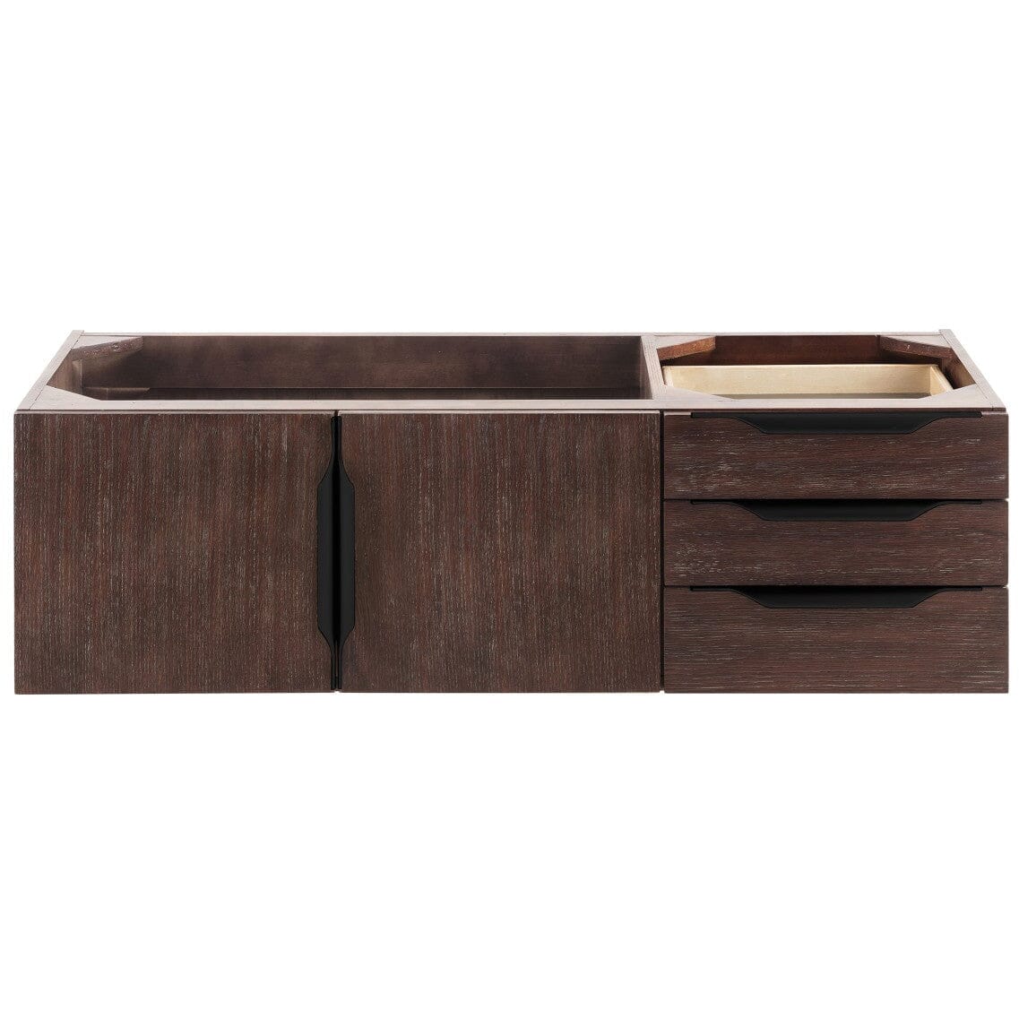 James Martin Mercer Island 48" Single Vanity Vanity James Martin Coffee Oak - Matte Black Cabinet Only 