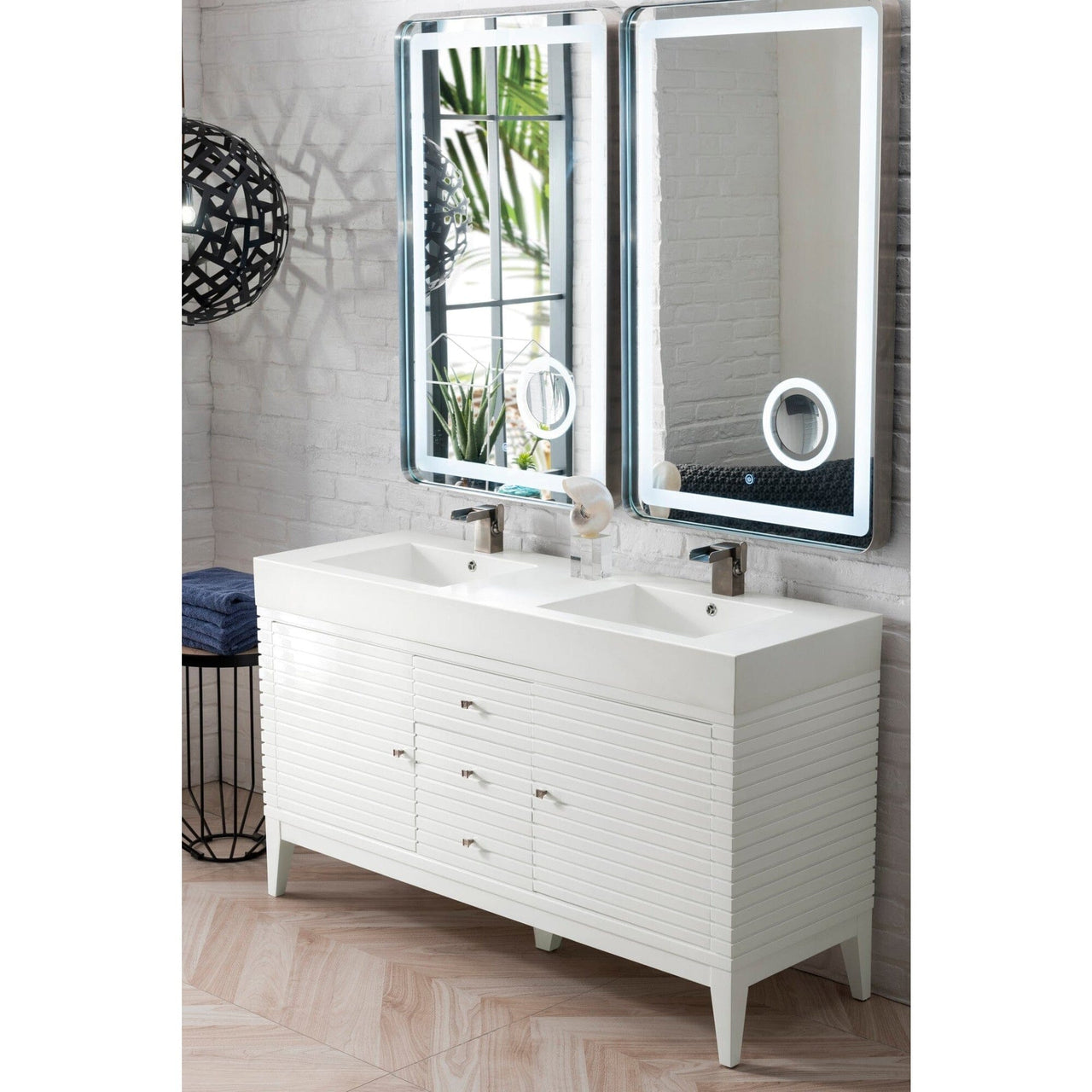 James Martin Linear 59" Double Vanity Vanity James Martin 