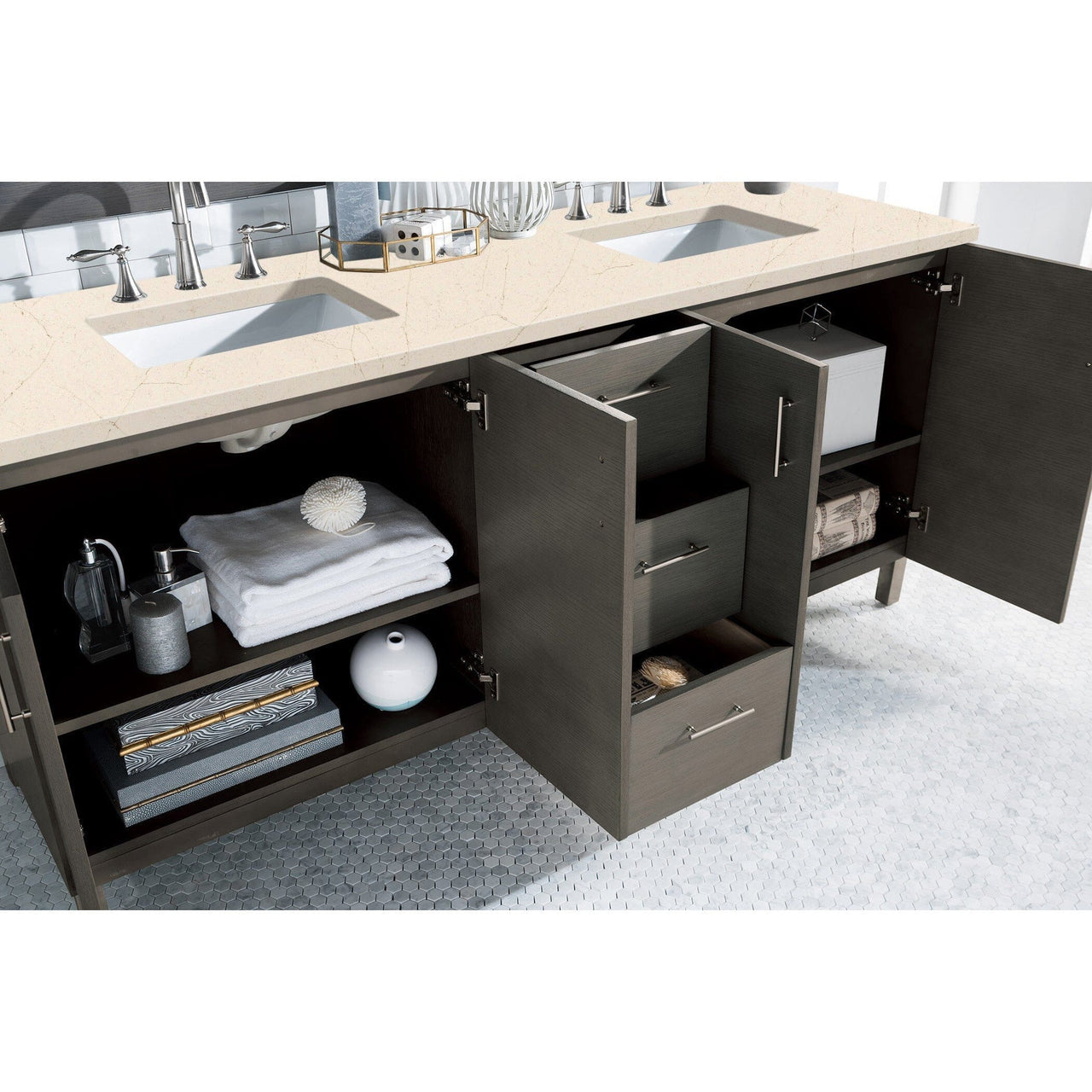 James Martin Metropolitan 72" Double Vanity Vanity James Martin 