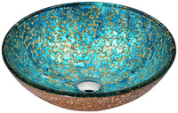 Thumbnail for ANZZI Chrona Series LS-AZ209 Vessel Sink - Glass Bathroom Sink ANZZI 