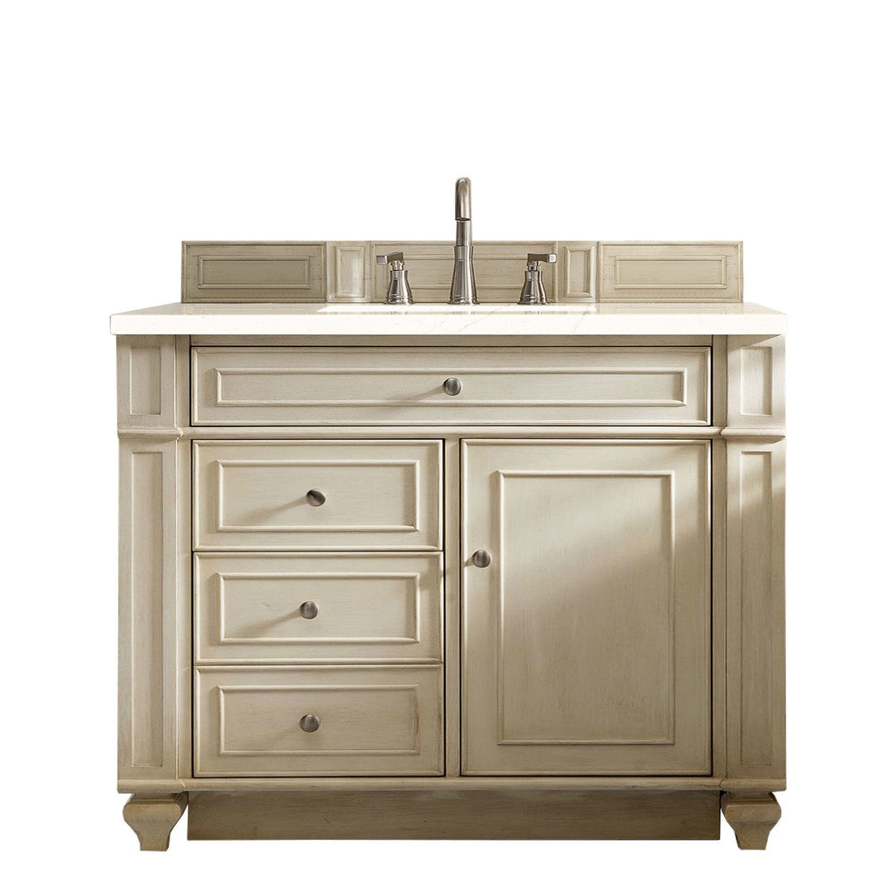James Martin Bristol 36" Single Vanity Vanity James Martin Vintage Vanilla w/ 3 CM Eternal Marfil Quartz Top 