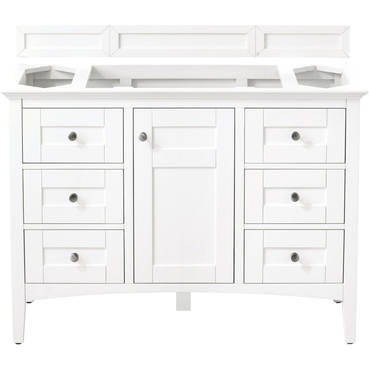 James Martin Palisades 48" Single Vanity Vanity James Martin Bright White Cabinet Only 