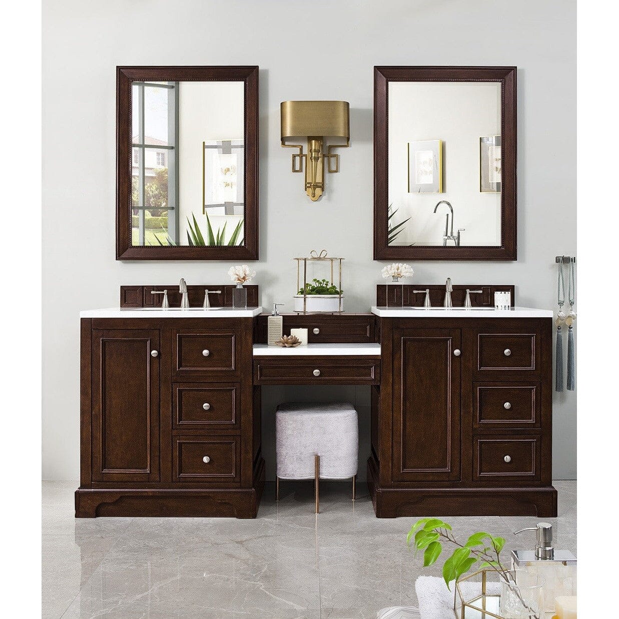 James Martin De Soto 82" Double Vanity Set Vanity James Martin 