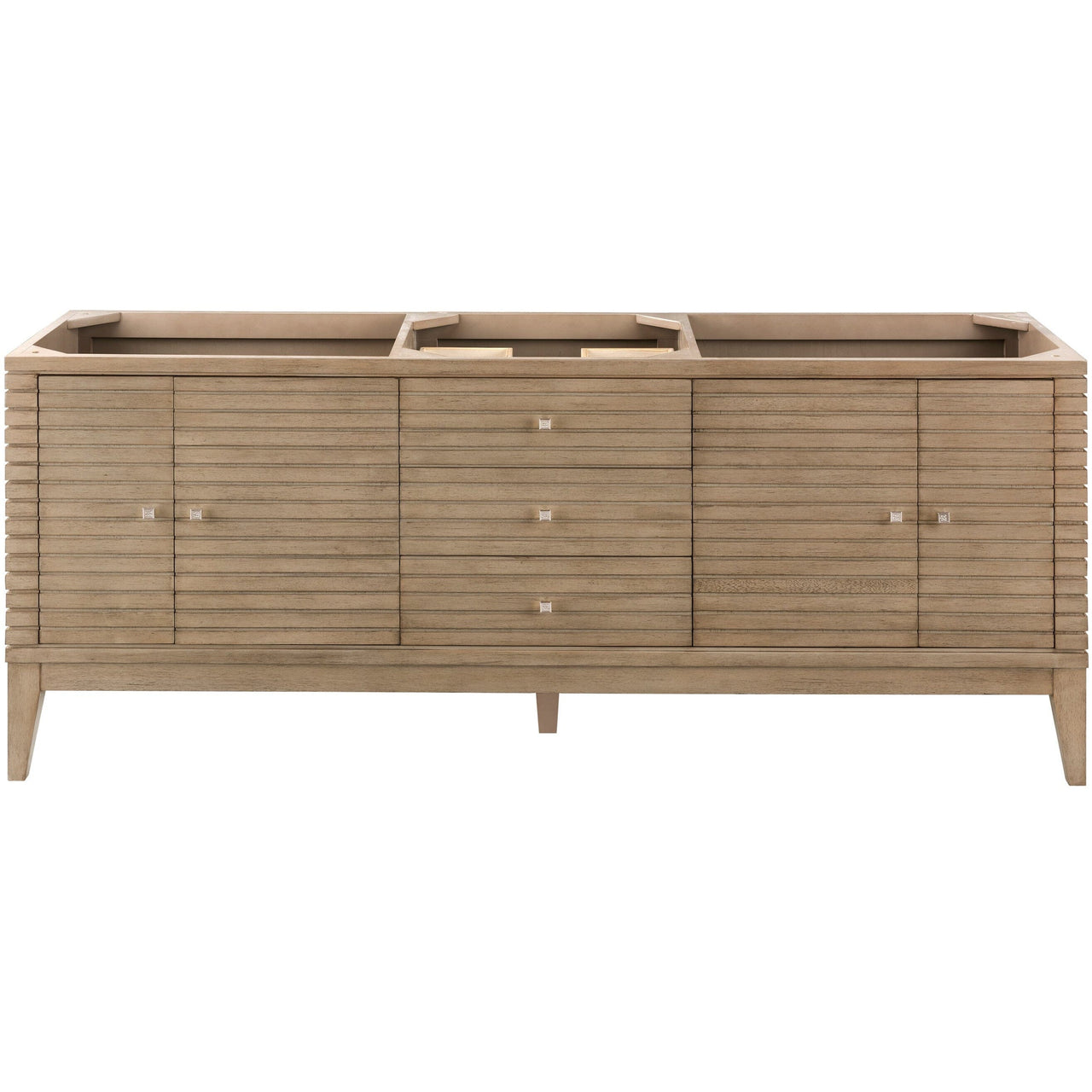 James Martin Linear 72" Single Vanity Vanity James Martin Whitewashed Walnut Cabinet Only 