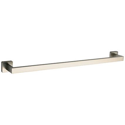 Latoscana Square 24" Towel Bar In A Brushed Nickel Finish towel bars Latoscana 