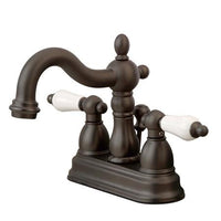 Thumbnail for Kingston Brass Heritage 4-inch centerset Lavatory Faucet, Oil Rubbed Bronze Bathroom Faucet Kingston Brass 