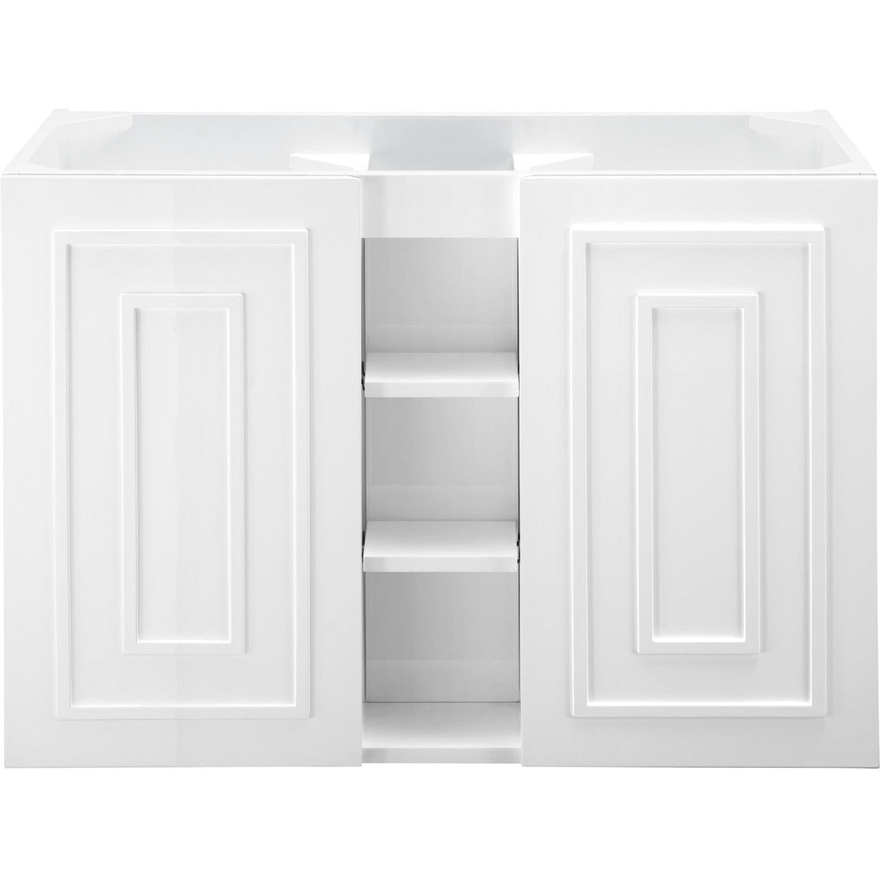 James Martin Alicante' 39.5" Single Vanity Cabinet Vanity James Martin Glossy White Cabinet Only 