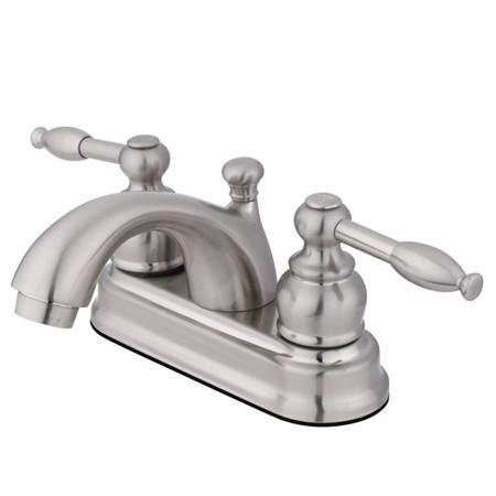 Kingston Brass FB2608KL 4-inch centerset Lavatory Faucet, Satin Nickel Bathroom Faucet Kingston Brass 