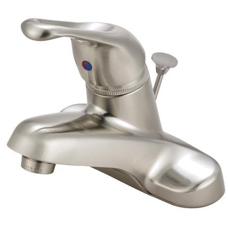 Kingston Brass FB518B 4-inch centerset Lavatory Faucet, Satin Nickel Bathroom Faucet Kingston Brass 