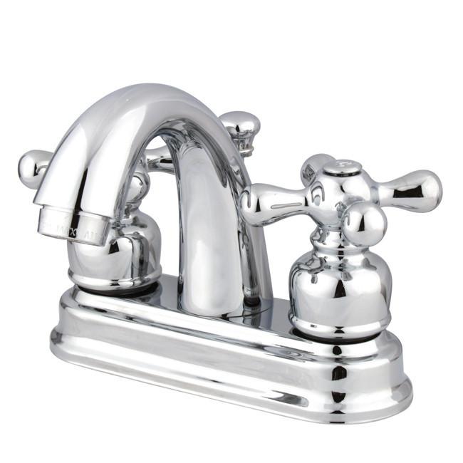 Kingston Brass FB5611AX Restoration 4-inch centerset Lavatory Faucet, Polished Chrome Bathroom Faucet Kingston Brass 
