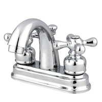 Thumbnail for Kingston Brass FB5611AX Restoration 4-inch centerset Lavatory Faucet, Polished Chrome Bathroom Faucet Kingston Brass 