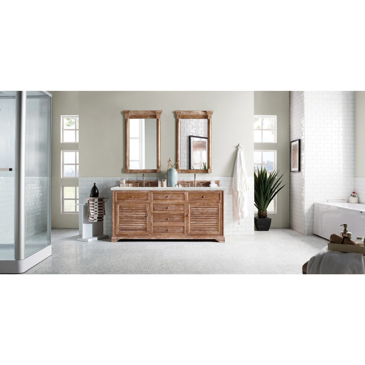 James Martin Savannah 72" Double Vanity Vanity James Martin 