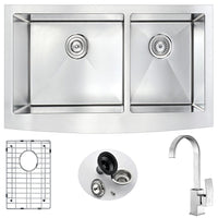 Thumbnail for ANZZI ELYSIAN Series K36203A-035B Kitchen Sink Kitchen Sink ANZZI 