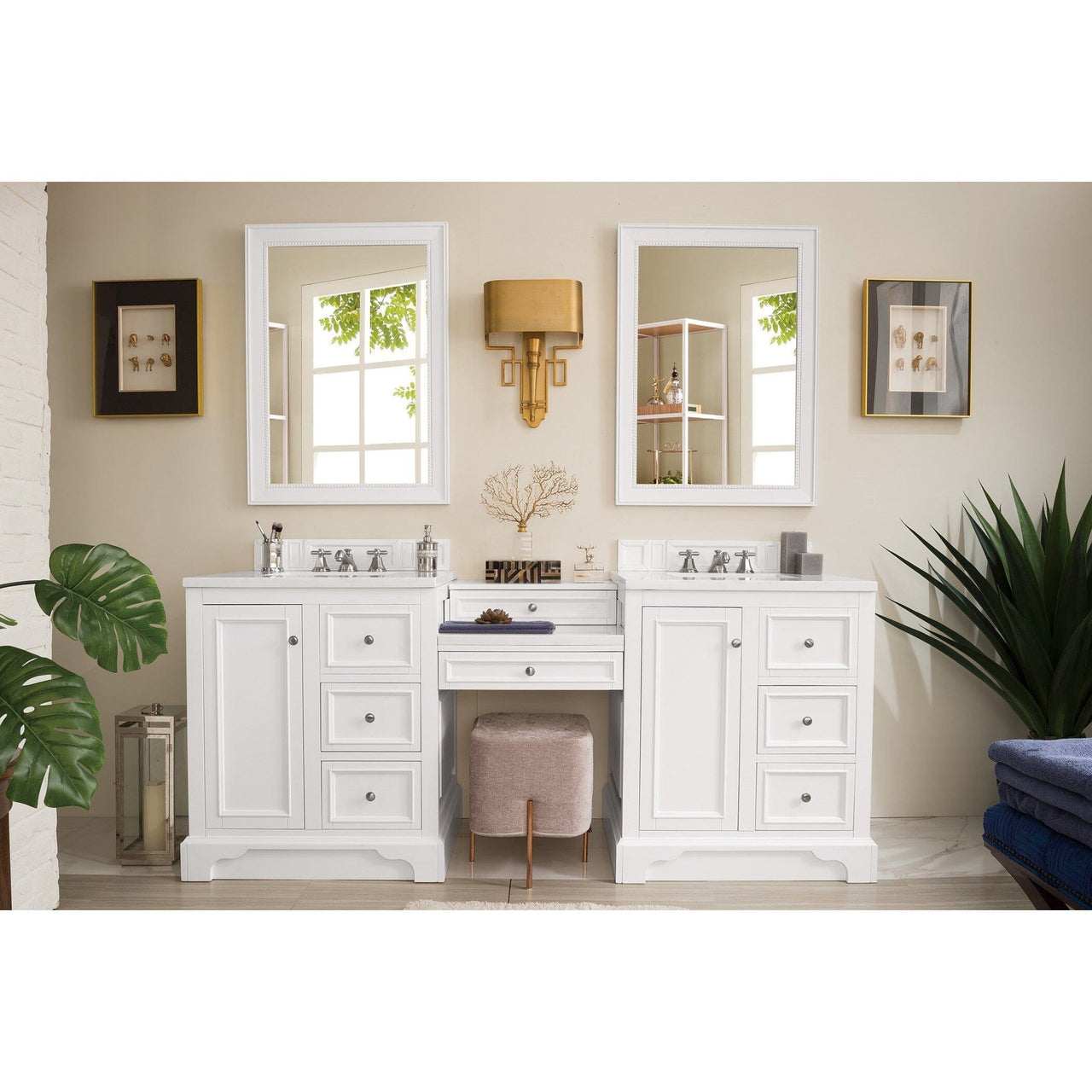 James Martin De Soto 82" Double Vanity Set Vanity James Martin 