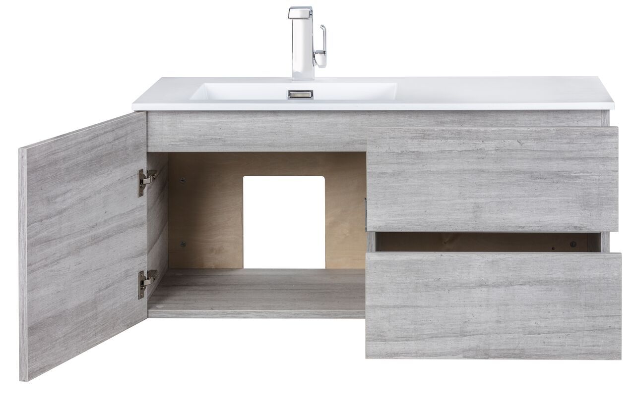 Beachwood Collection 42" Wall Mount Modern Bathroom Vanity - Soho By Cutler Cutler Kitchen & Bath Vanity 