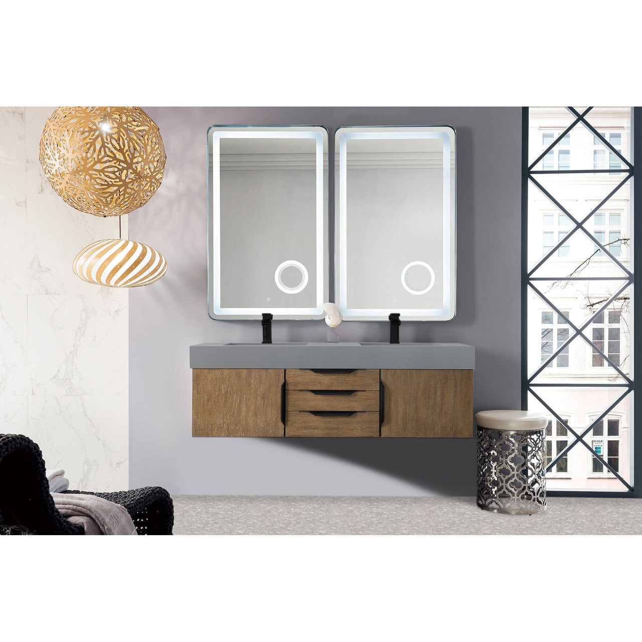 James Martin Mercer Island 59" Double Vanity Vanity James Martin 
