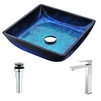 Thumbnail for ANZZI Viace Series LSAZ056-096B Bathroom Sink Bathroom Sink ANZZI 