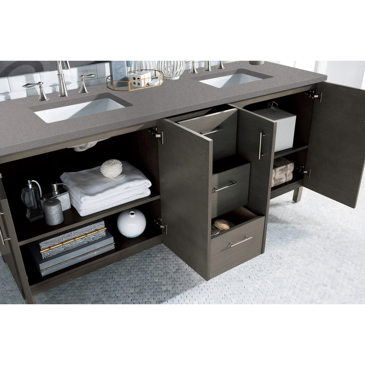 James Martin Metropolitan 72" Double Vanity Vanity James Martin 