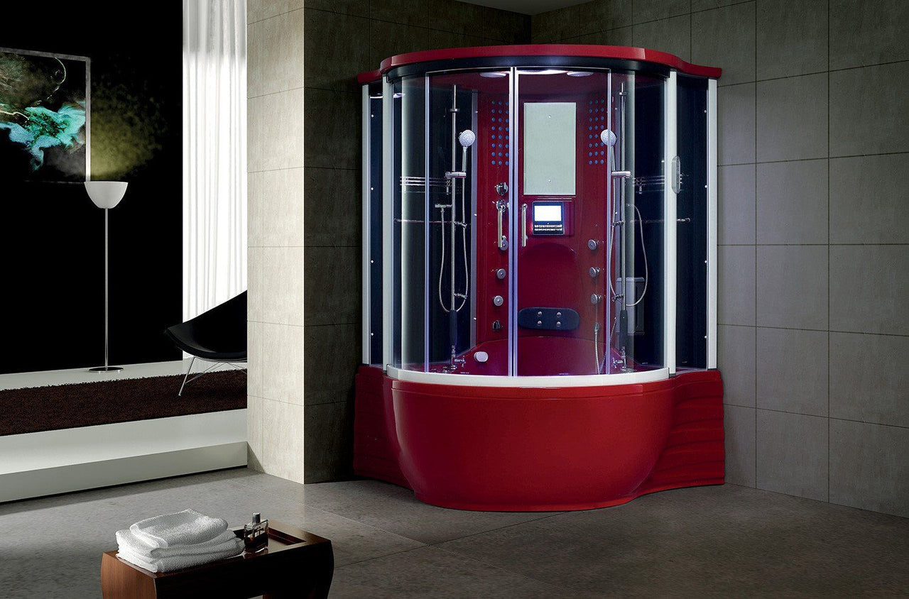 Maya Bath Florence-Red Steam Shower Steam Shower Maya Bath 