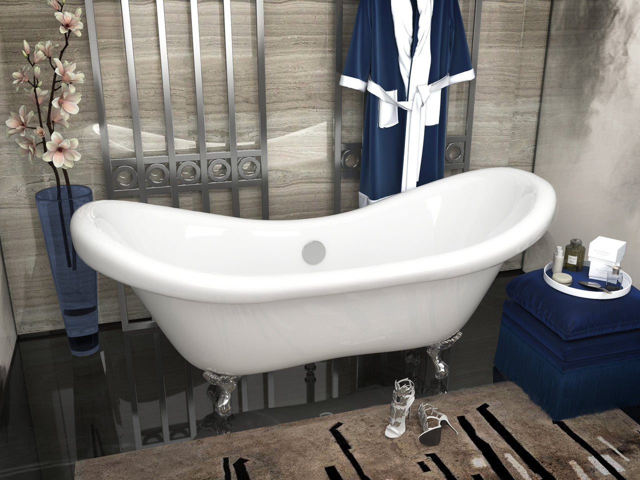 ANZZI Aegis FT-AZ082 FreeStanding Bathtub FreeStanding Bathtub ANZZI 